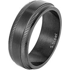 Black Rings For You Collection Gent's mm Matte Black Band Ring