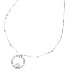 Dower & Hall Adjustable Chain White Pearl Waterfall Pendant