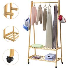 Casaria Bamboo 152x70x43cm Clothes Rack