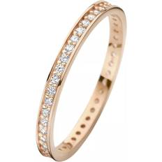 Isabel Bernard Rings La Concorde Merle karat ring with zirconia gold Rings for ladies