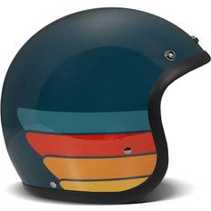 Dmd Vintage Petrolhead Open Face Helmet Blue