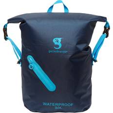 Geckobrands geckobrands Waterproof 30L Backpack Lightweight Packable Dry Bag, Navy/Neon Blue