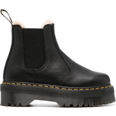 Dr. Martens Chelsea Boots Dr. Martens 2976 Faux Fur Lined Platform Chelsea Boots - Black