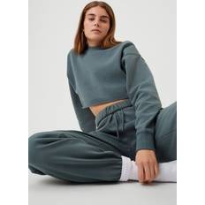 Björn Borg Studio Oversized Cropped Crew Grün, Grün