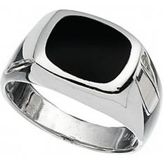 Grey Jewellery Beginnings Sterling Silver Onyx Signet Ring R265B