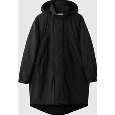Our Legacy Black Fenrir Coat BLACK RECYCLED POLY IT