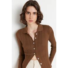 Brown - Women Cardigans Trendyol Collection Women's Slim Cardigan