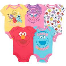 Sesame Street Sesame Street Baby Girls Pack Bodysuits Big Bird Abby Elmo Cookie Monster Months