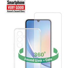 4smarts Samsung Galaxy A24 Second Glass X-Pro 360° Protection Set Cover Skærmbeskyttelse