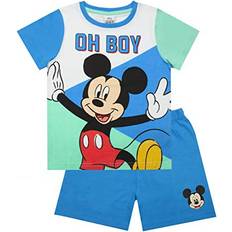 Disney Disney Mickey Mouse Pyjamas Boys T-shirt Shorts Set Clubhouse Gift 5-6 Years Blue