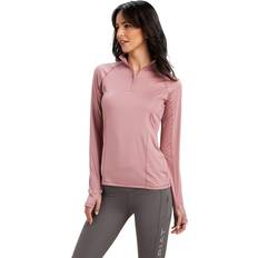 Sportswear Garment - Unisex Blouses Ariat Women's Lowell 2.0 1/4 Zip Baselayer Light Pink unisex