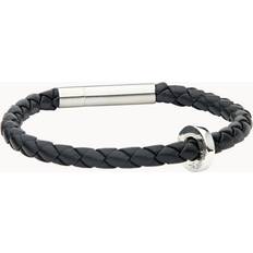 Merci Maman Men's Personalised Unity Leather Bracelet