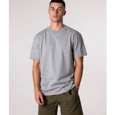 Gold - Men Tops Carhartt WIP Carhartt WIP Chase T-Shirt, Grey