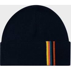 Men - Wool Hats Paul Smith Navy Artist Stripe Beanie Blues UNI