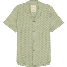 Oas Cuba Waffle Shirt Dusty Green