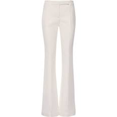 Alexander McQueen Mid-rise flared pants white