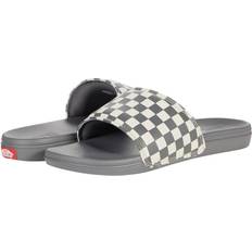 Polyester - Women Slides The North Face Vans Men's La Costa Slide On, Checkerboard Oatmeal/Pewter