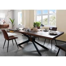 Massivmoebel24 Stilmöbel Brown Dining Table 107x240cm