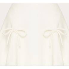 Valentino CREPE COUTURE MINI SKIRT Wo IVORY