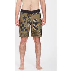 Volcom Men's Geo Stoney 19" Boardshort SERVICE GREEN