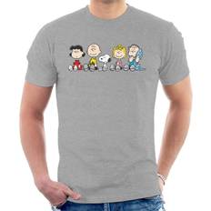 Peanuts X-Large, Heather Grey The Gang Sit Down Men's T-Shirt