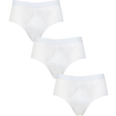 Pringle Mens Pack Cotton High Rise Briefs White