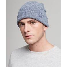 Superdry Men Accessories Superdry Dark Red Grit Organic Cotton Orange Label Vintage Logo Beanie