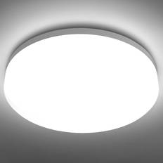 IP54 Ceiling Lamps Lepro Round Flat Low Profile Daylight White Ceiling Flush Light 22.1cm