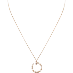 Cartier Juste Un Clou Pendant Necklace - Rose Gold/Diamond/Transparent