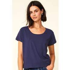 Aspiga Aspiga Relaxed Cotton T-Shirt, Navy