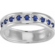 Silpada Silpada 'Blue Line' Sapphire Ring In Sterling Silver, Blue