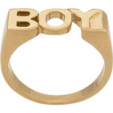 Gold Plated - Men Rings Maria Black Boy ring men Gold Plated Sterling Silver