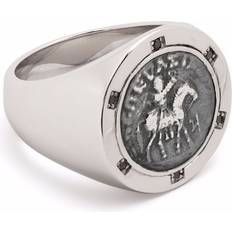 Tom Wood Coin sterling silver signet ring unisex Sterling Silver