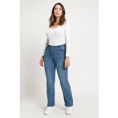 Women - Wool Jeans Ulla Popken Marie Fit Bootcut Stretch Jeans blue