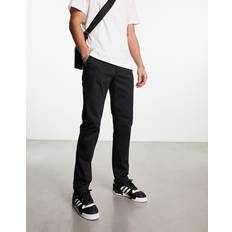 Calvin Klein Satin Slim Leg Chino - Black