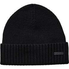 Men - Wool Beanies Boss Black Fati Beanie