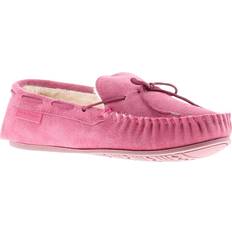 Pink - Women Slippers Hush Puppies 'Allie' Suede Classic Slippers