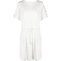 Moncler S Dresses Moncler drawstring-waist T-shirt dress women Cotton White