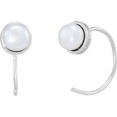 Silpada Silpada 'Luster' Sterling Silver Freshwater Pearl Earrings White