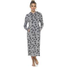 Women Nightgowns Animal Print Long Nightie