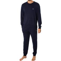 Emporio Armani Pyjamas Emporio Armani Logo Longsleeved Pyjama Set Marine