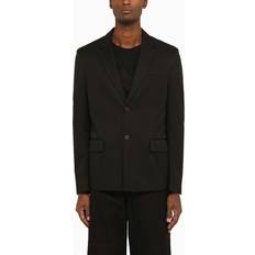 Men - Wool Blazers Off-White Jacket Men colour Black Black