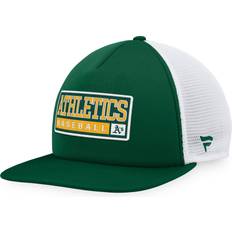 Majestic Men's Green/White Oakland Athletics Foam Trucker Snapback Hat