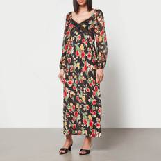 Rixo Thaleena Floral-Print Woven Midi Dress Multi