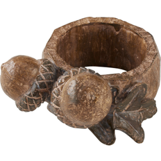 Saro Lifestyle NR131.N Rustic Acorn Napkin Ring