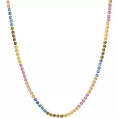 Sif Jakobs Multicoloured Zirconia Ellera Grande Necklace SJ-N2872-XCZ-YG-38