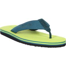 Green - Men Flip-Flops Regatta Mens Rico Flip Flops Bright Kiwi/Pacific Green Multicolour