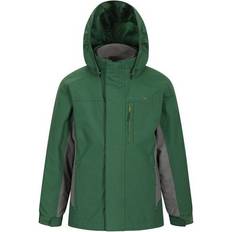 Mountain warehouse Childrens/Kids Cannonball in Waterproof Jacket Green years