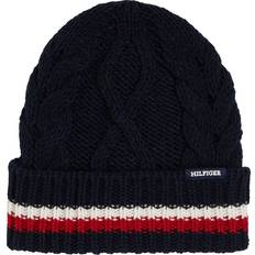 Tommy Hilfiger Beanies Tommy Hilfiger Monotype Chunky Cable Knit Beanie SPACE BLUE One