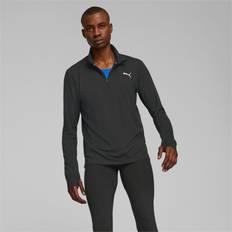 Puma Men T-shirts Puma Run Favourite Quarter-Zip Running Top Men, Black